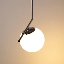 Lámpara colgante bola cristal