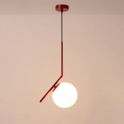 Lámpara colgante bola cristal