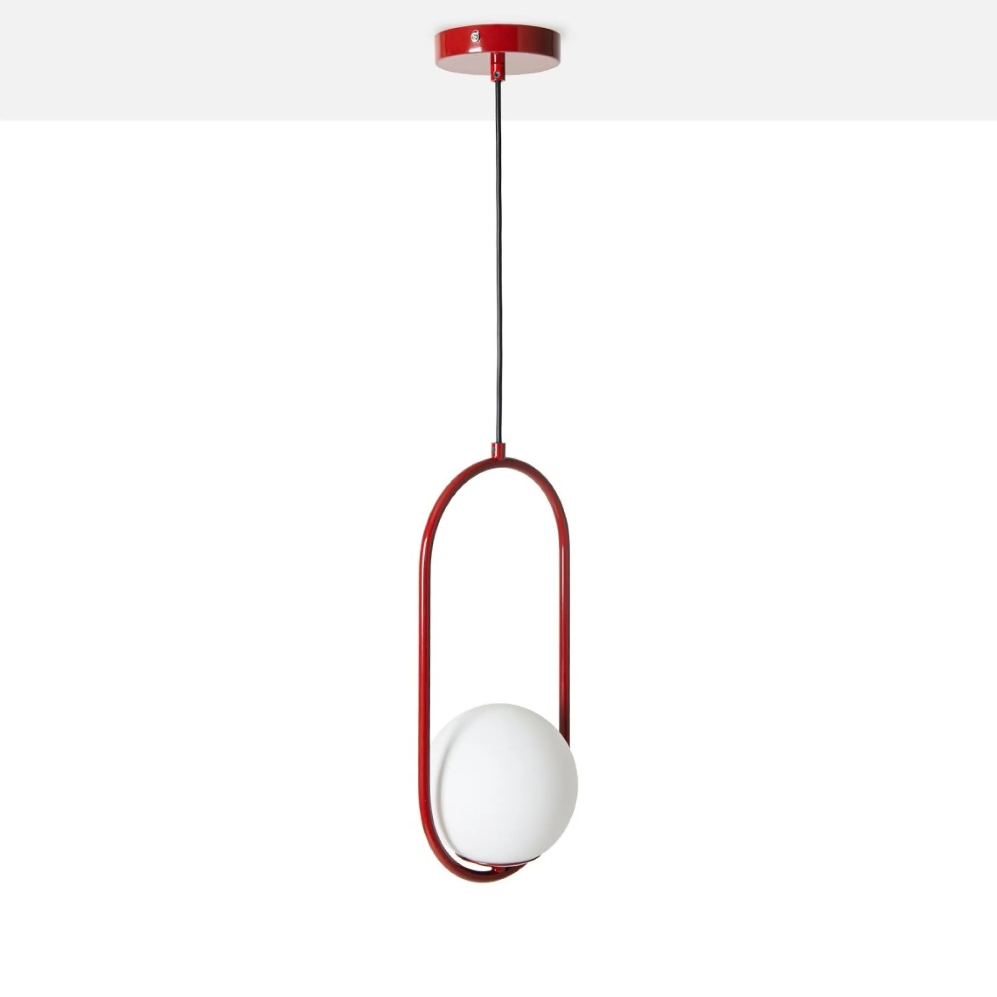 Lámpara colgante bola cristal "JOHN" - E27 - Ø 15cm