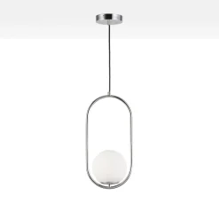 Lámpara colgante bola cristal
