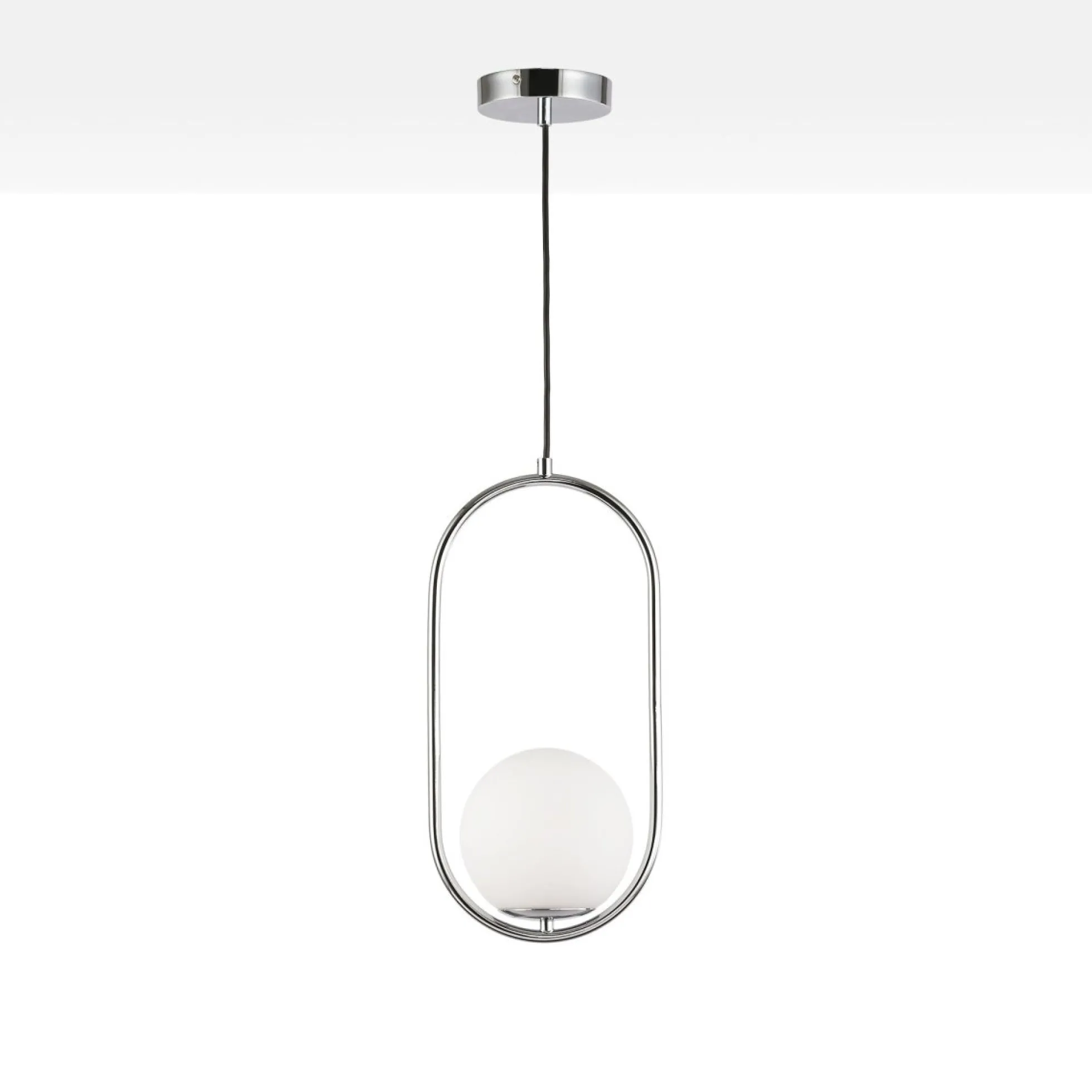 Lámpara colgante bola cristal "JOHN" - E27 - Ø 15cm