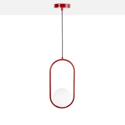Lámpara colgante bola cristal