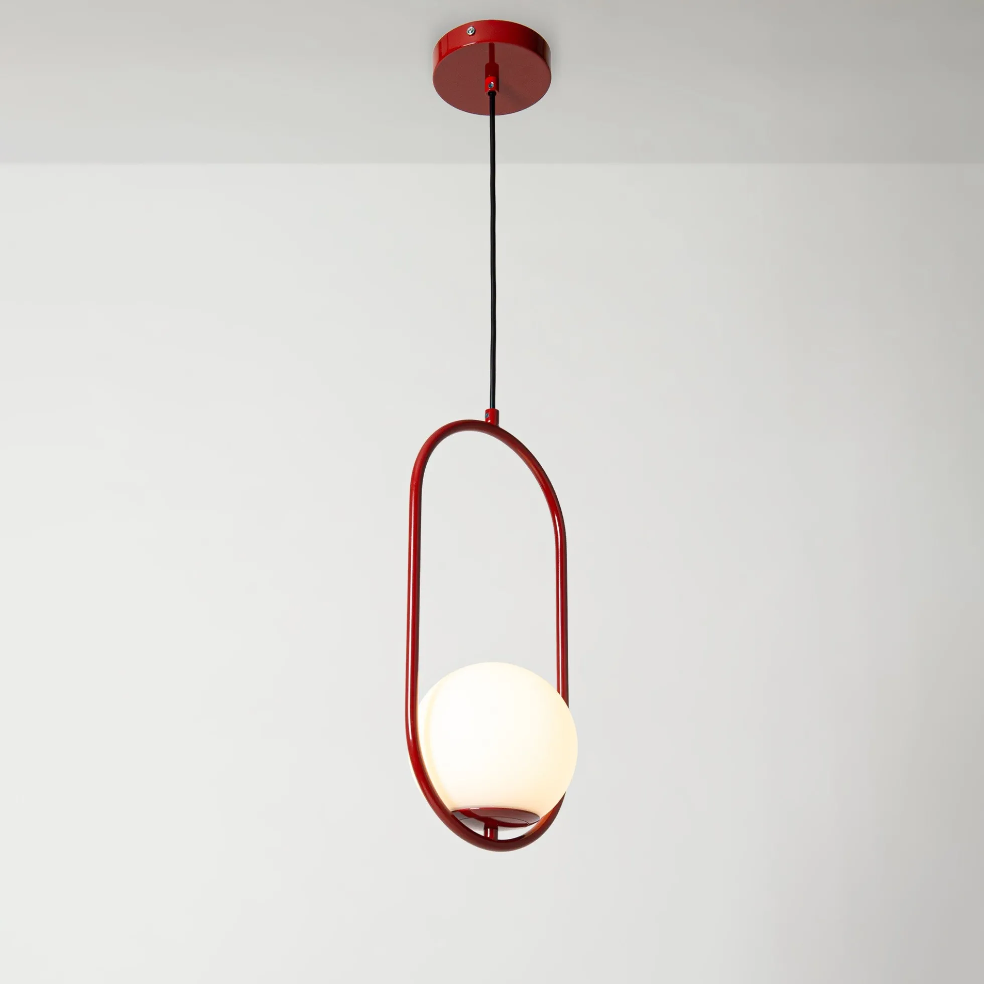Lámpara colgante bola cristal "JOHN" - E27 - Ø 15cm