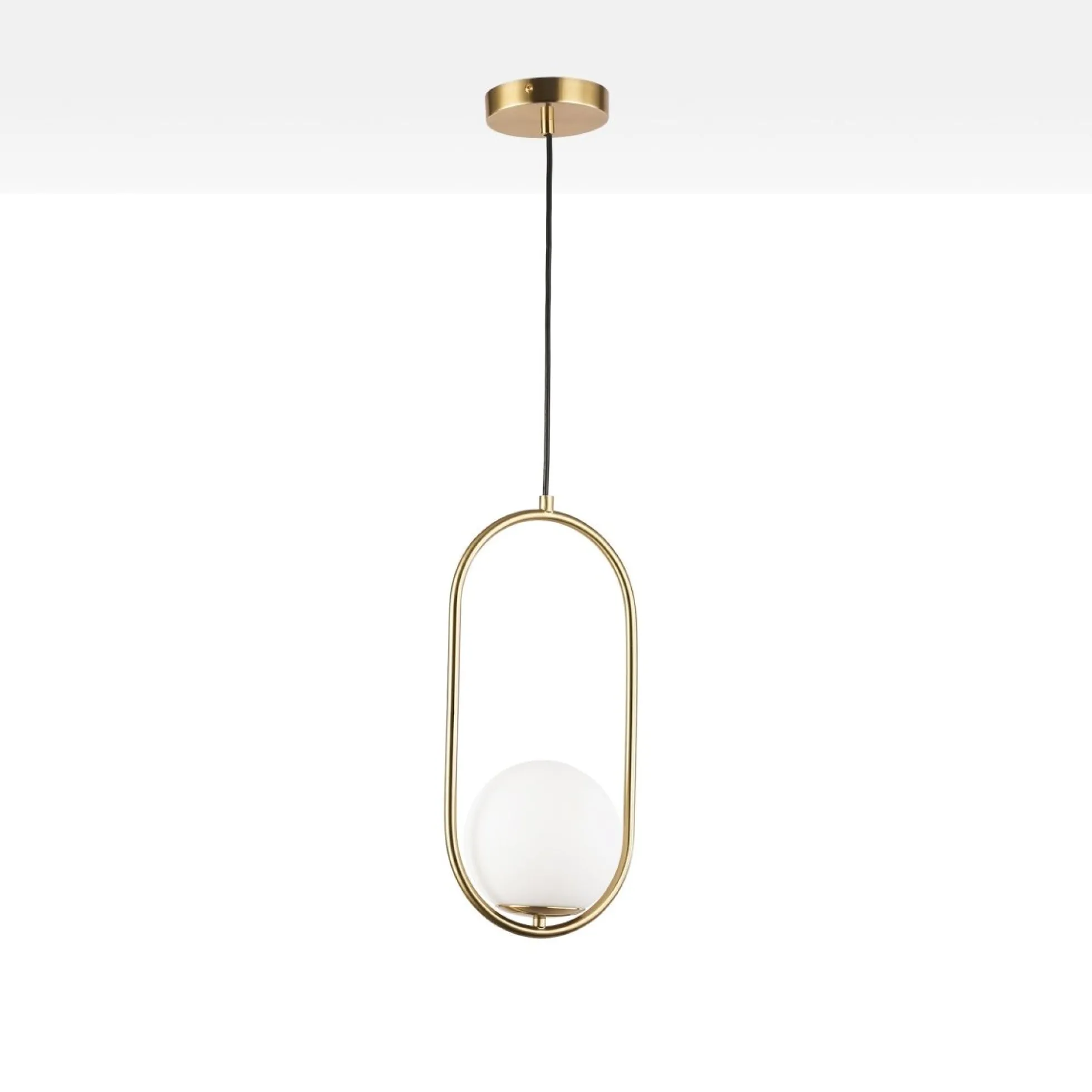 Lámpara colgante bola cristal "JOHN" - E27 - Ø 15cm