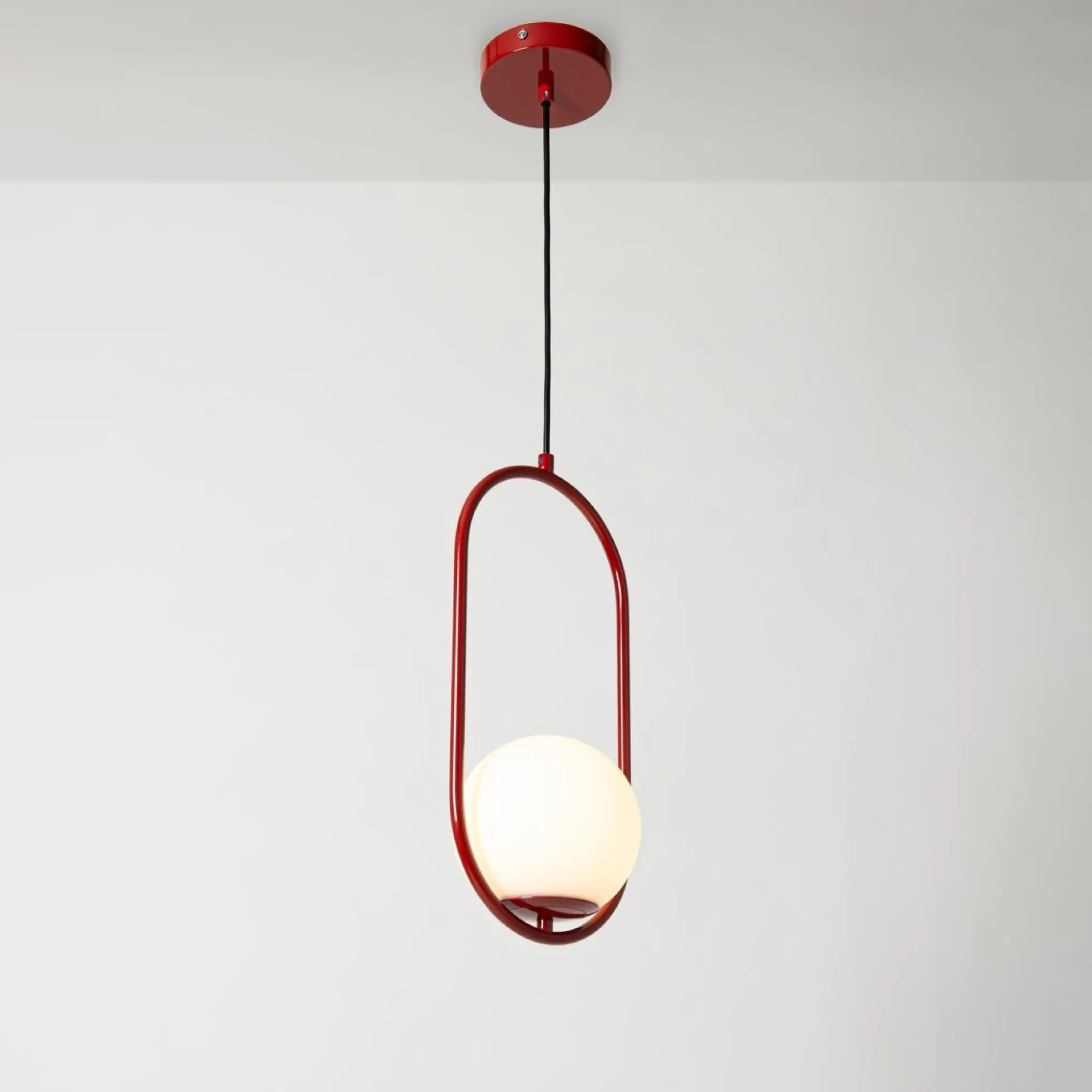 Lámpara colgante bola cristal "JOHN" - E27 - Ø 15cm