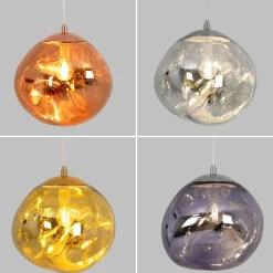 Lámpara colgante cristal de diseño 