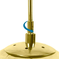 Lámpara colgante cristal triple 