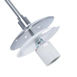 Lámpara colgante cristal triple 