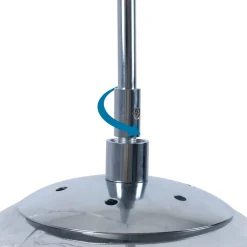 Lámpara colgante cristal triple 