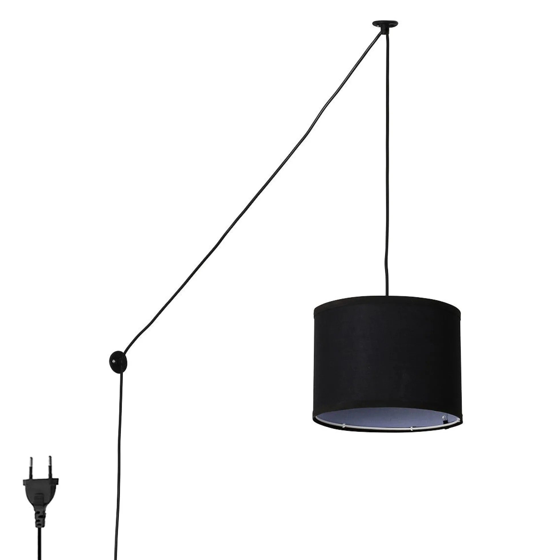 Lámpara colgante decorativa "KIM" - Con cable y enchufe - E27