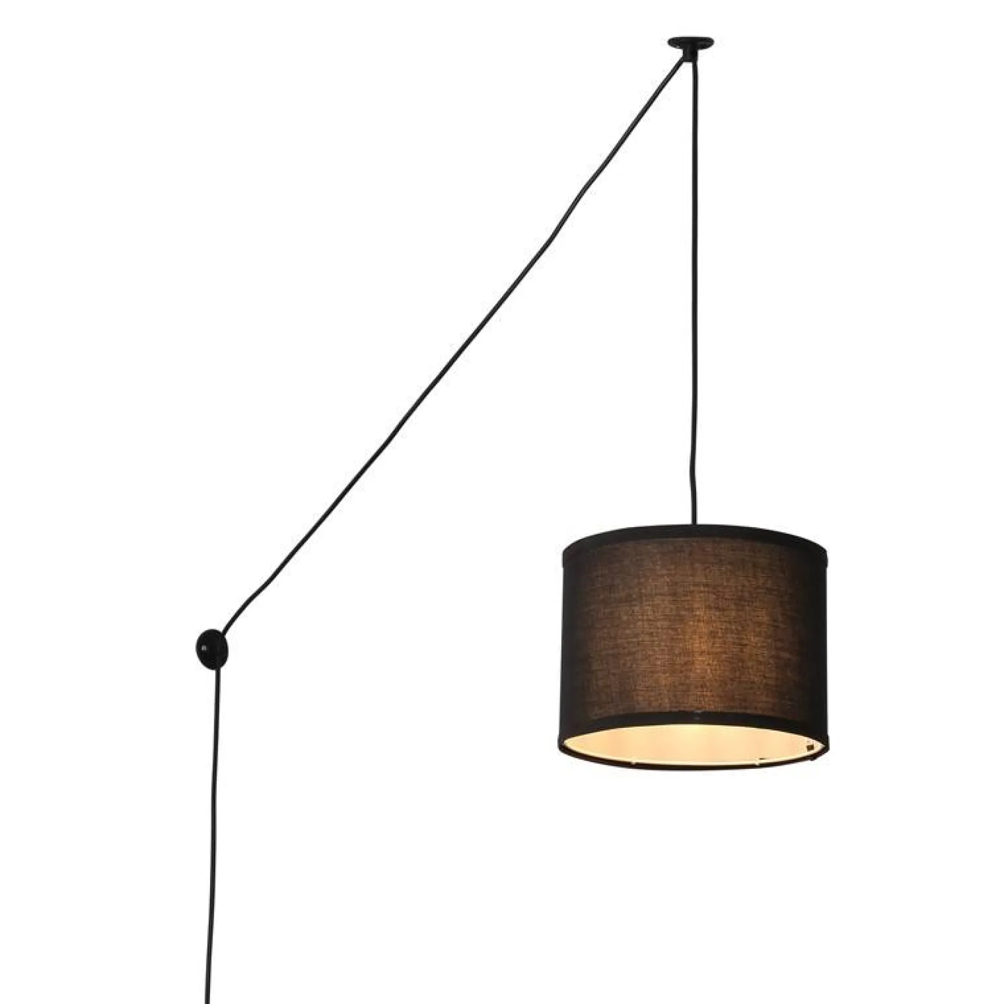 Lámpara colgante decorativa "KIM" - Con cable y enchufe - E27