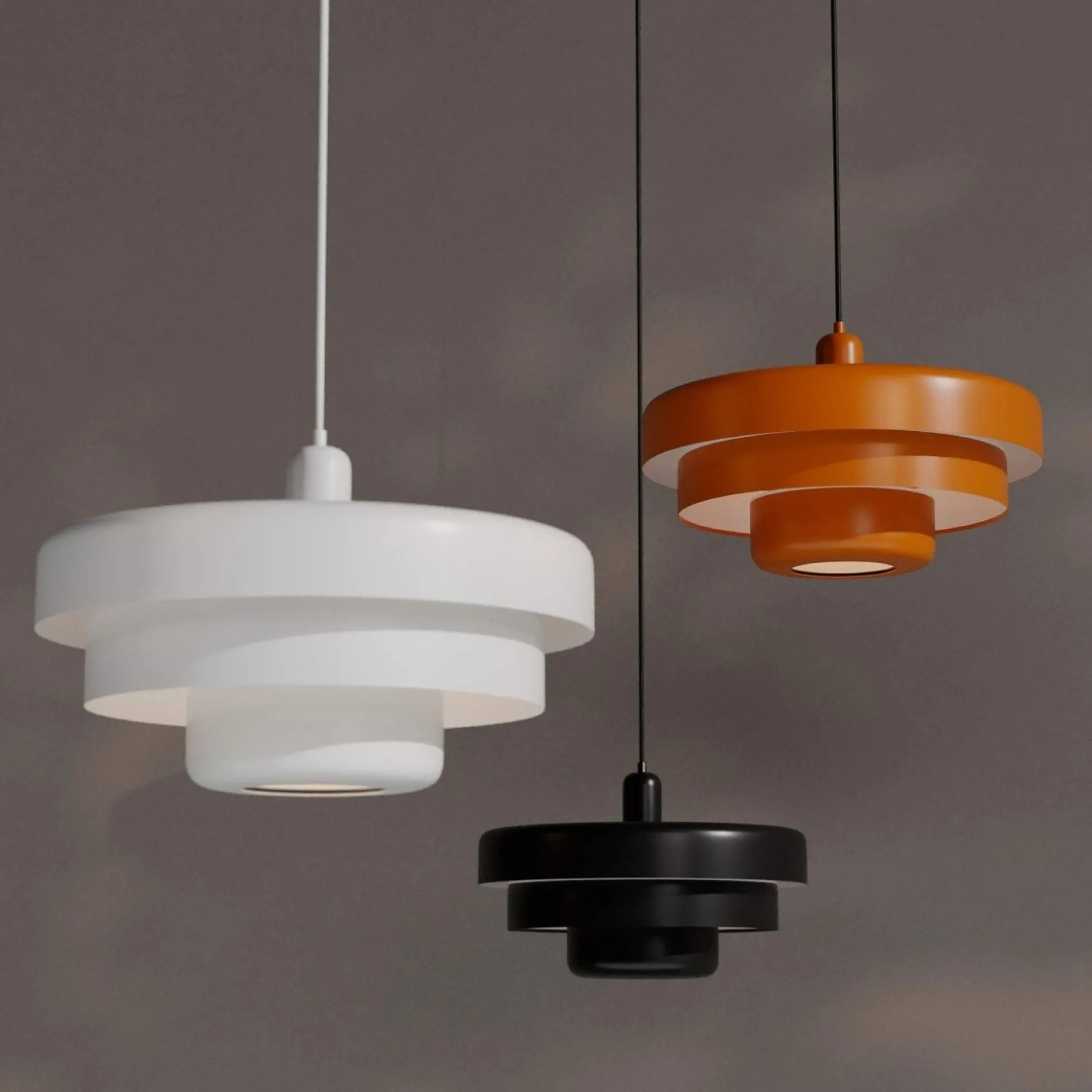 Lámpara colgante de diseño "MACARRON" - E27