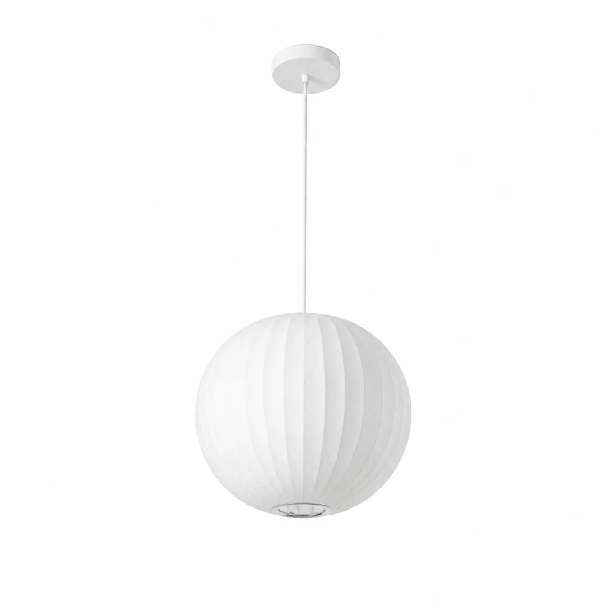 Lámpara colgante de diseño "NUBA 400" - Pantalla de seda - E27 - 40cm