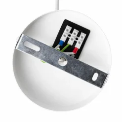 Lámpara colgante de diseño "SATURNO 600" - Pantalla de seda - 3 x E27 - 60 cm