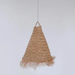 Lámpara colgante de fibras naturales 