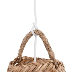 Lámpara colgante de fibras naturales 