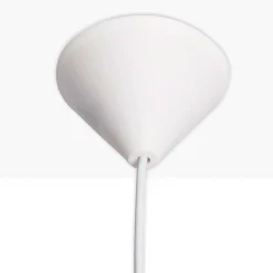 Lámpara colgante de mimbre estilo oriental 