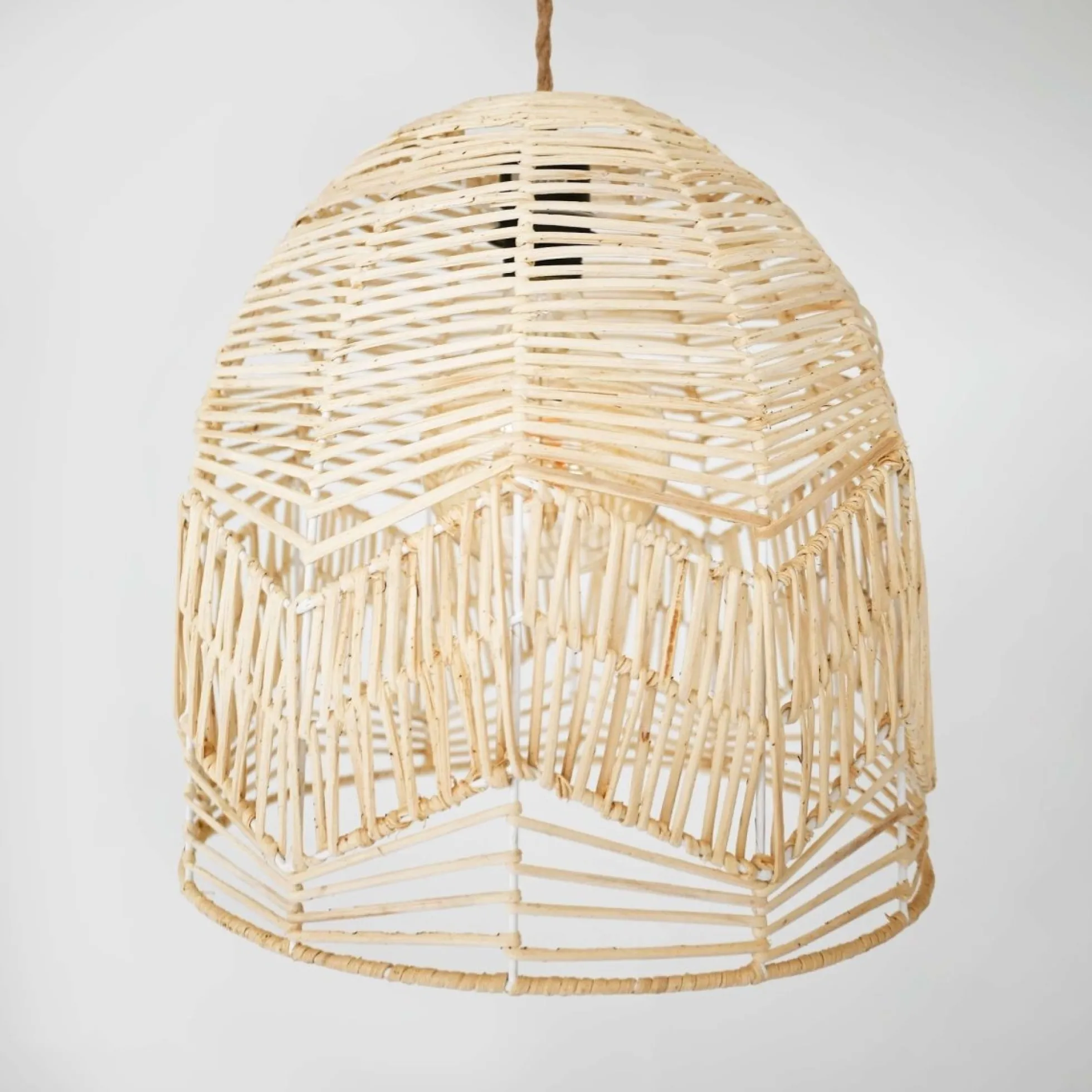 Lámpara colgante de mimbre "NORMA" - Ø35cm - E27