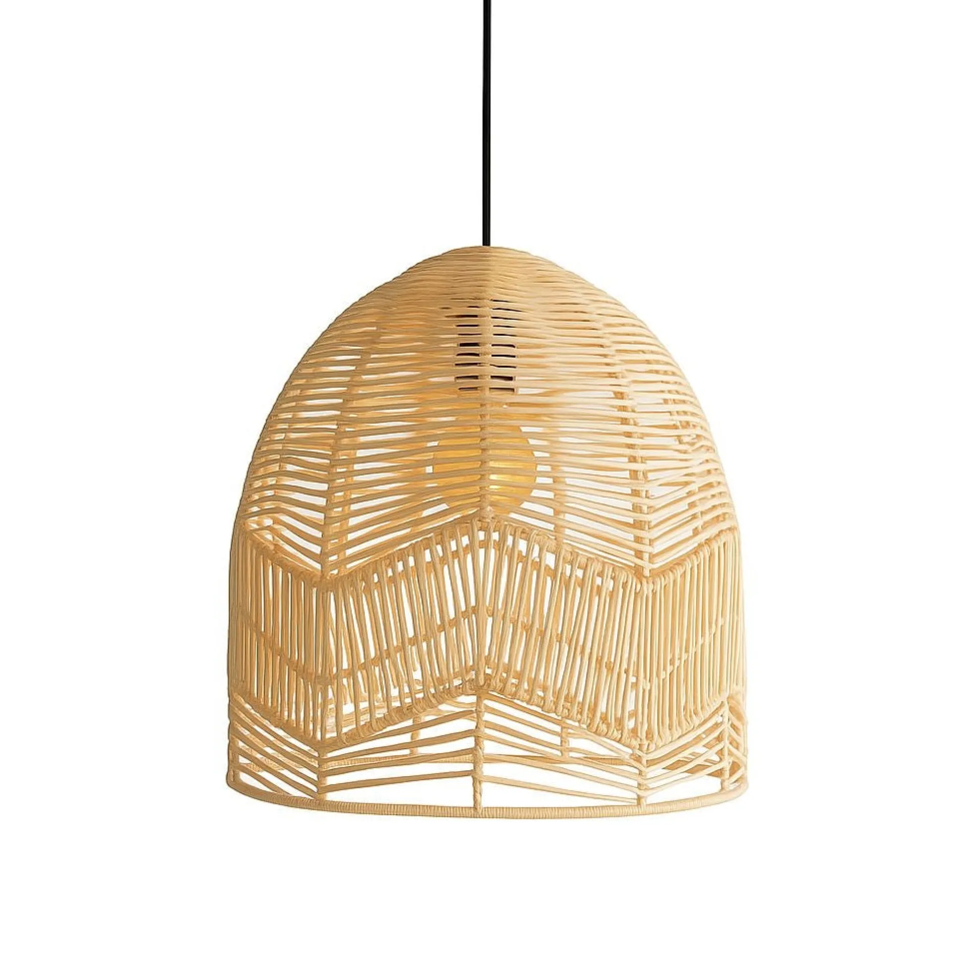 Lámpara colgante de mimbre "NORMA" - Ø45cm - E27