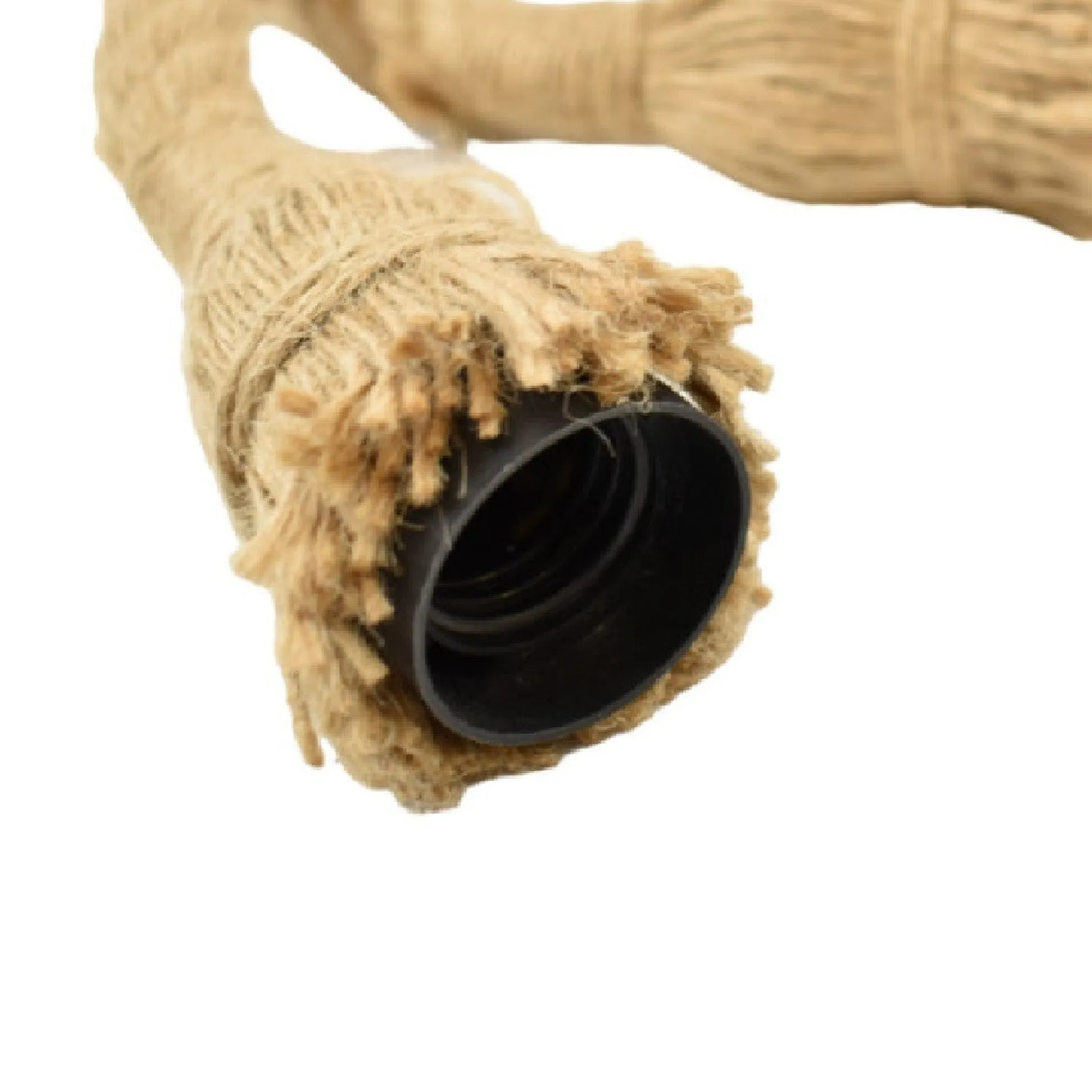 Lámpara colgante de tubería "ROPE" con 6 cuerdas