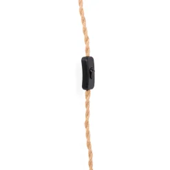 Lámpara colgante de yute