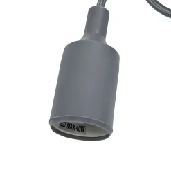 Lámpara colgante - Flexible y resistente -  Casquillo en Silicona E27