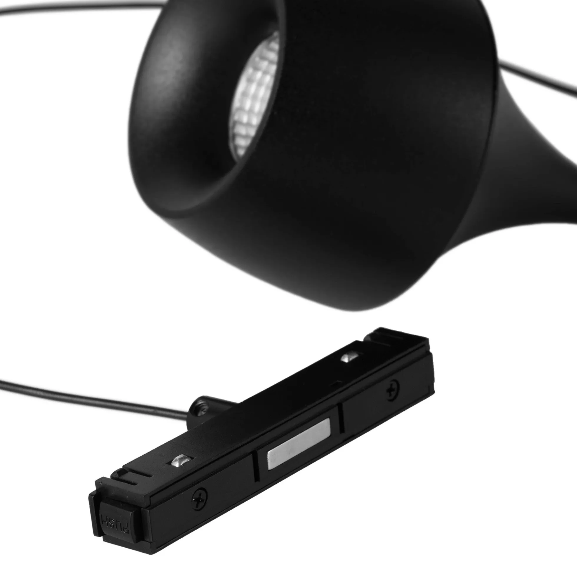 Lámpara colgante LED carril magnético 48V "NIL"- 9W - 2700K - Driver Eaglerise - Chip OSRAM