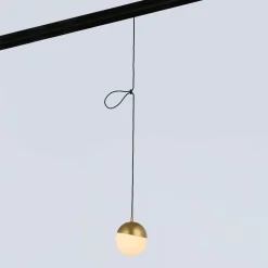Lámpara colgante LED esfera para carril magnético 48V - 6W - 2700K - CRI90