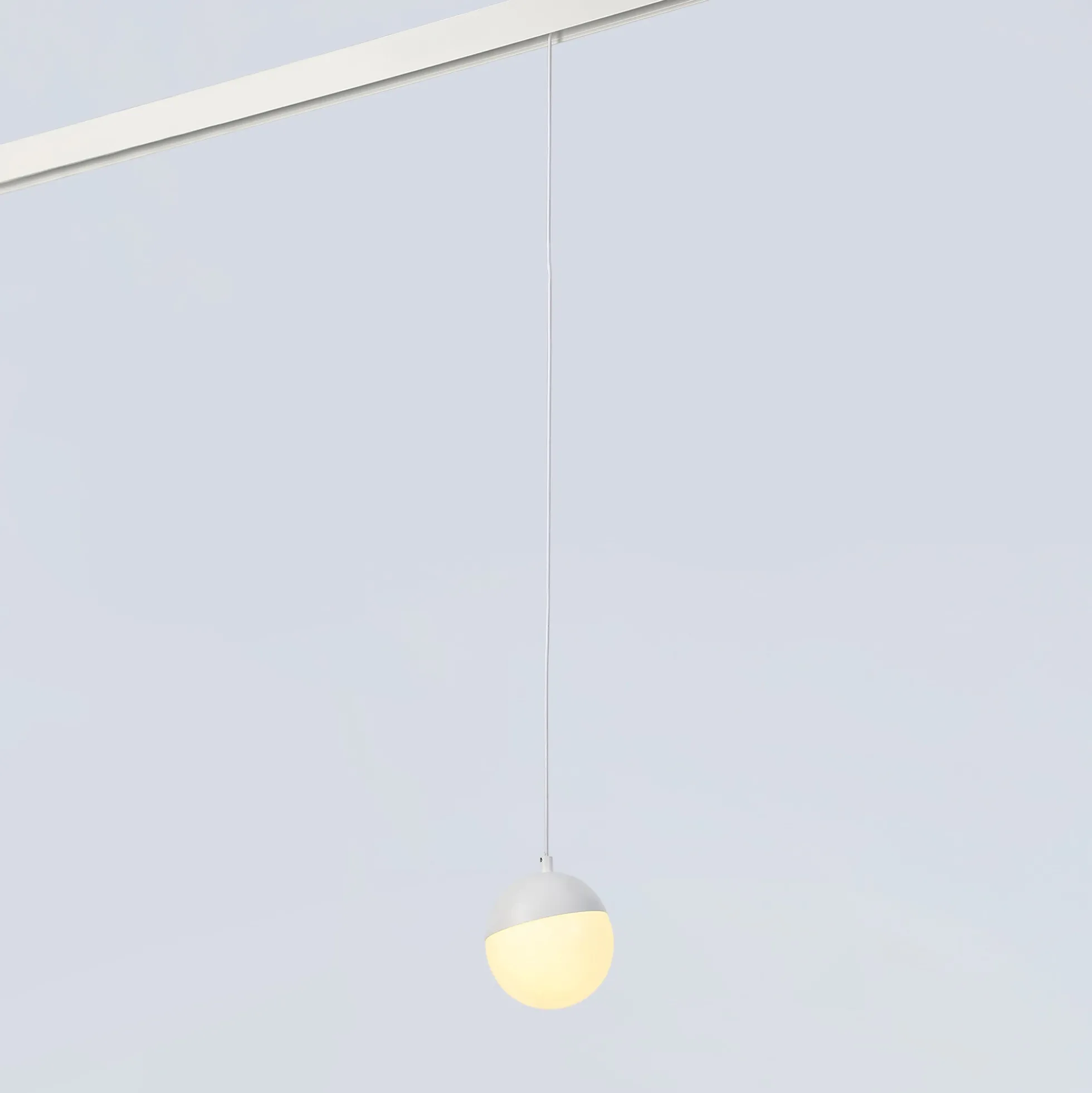 Lámpara colgante LED esfera para carril magnético 48V - 6W - 2700K - CRI90