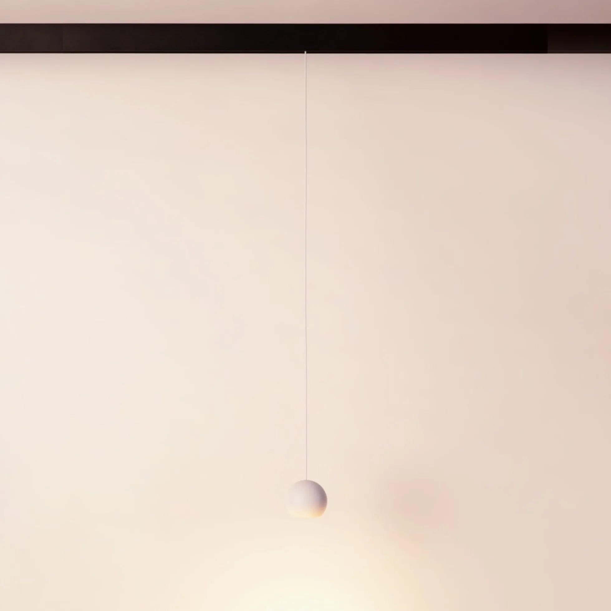 Lámpara colgante LED para carril magnético 48V "SELENE"- 9W - 2700K - Chip OSRAM
