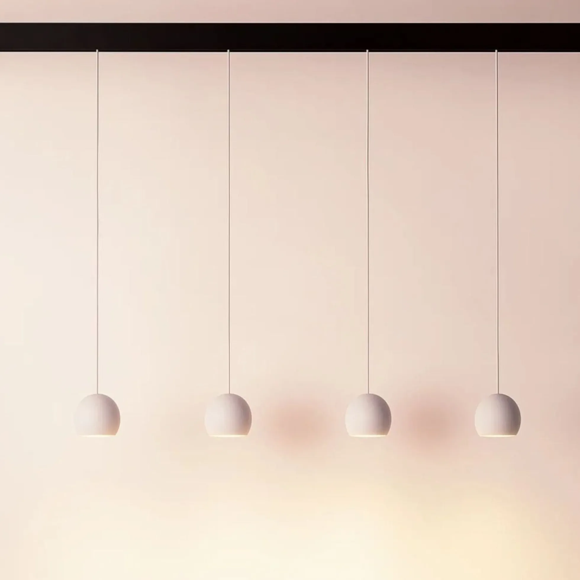 Lámpara colgante LED para carril magnético 48V "SELENE"- 9W - 2700K - Chip OSRAM