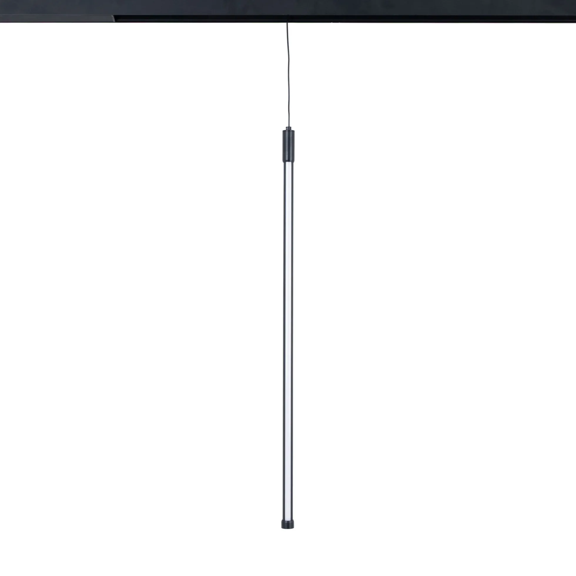 Lámpara colgante LED vertical para carril magnético - 48V - 12W - 2800K - Negra