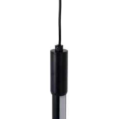 Lámpara colgante LED vertical para carril magnético - 48V - 12W - 2800K - Negra