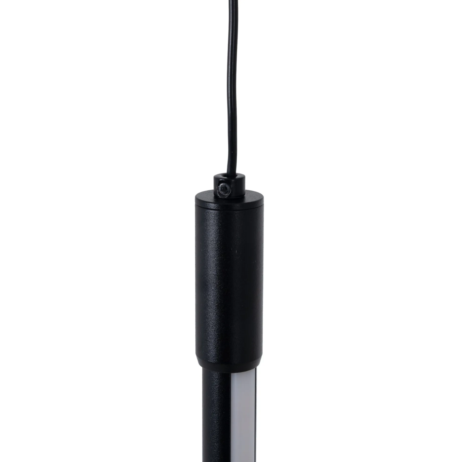 Lámpara colgante LED vertical para carril magnético - 48V - 12W - 2800K - Negra