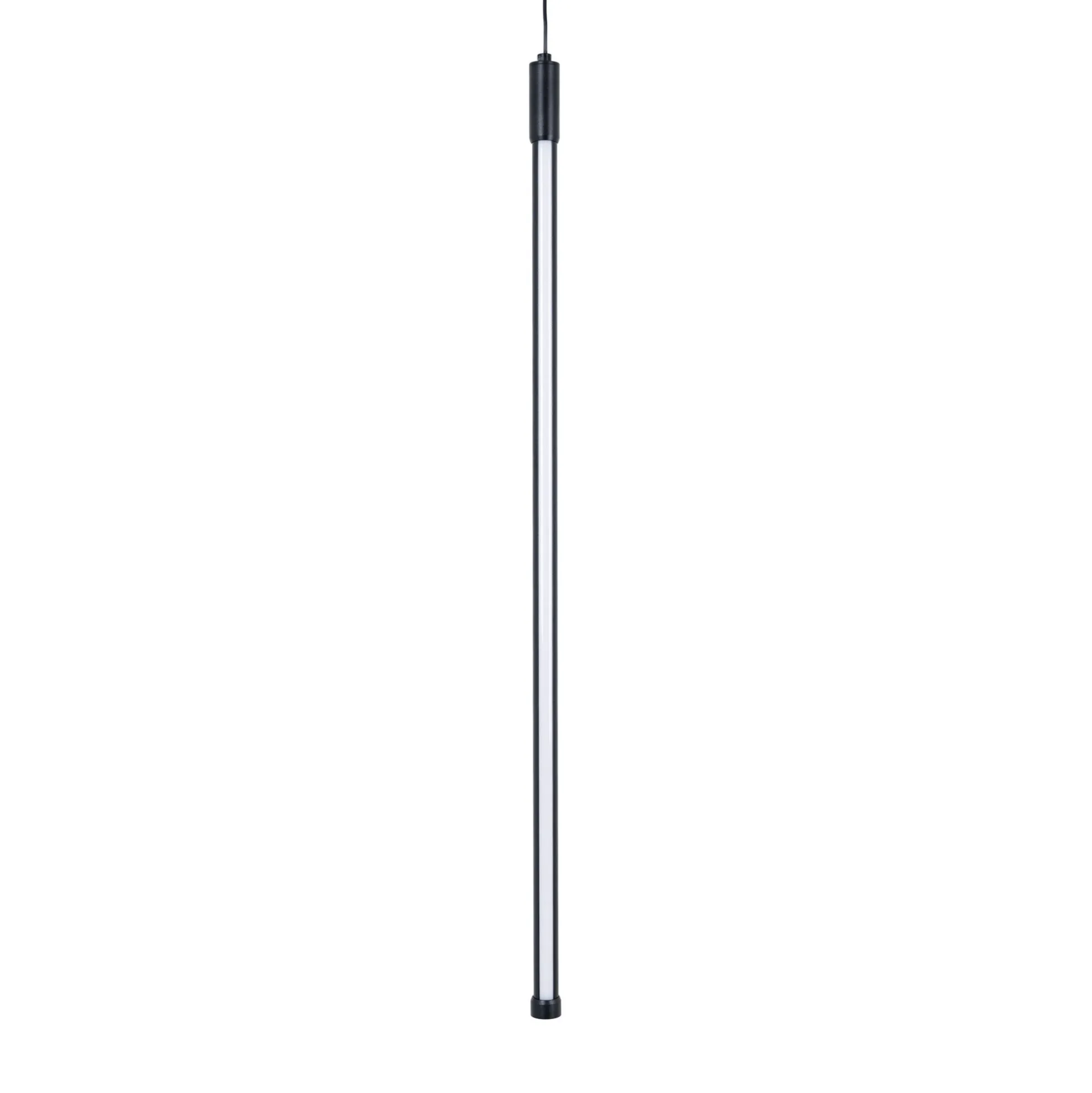 Lámpara colgante LED vertical para carril magnético - 48V - 12W - 2800K - Negra
