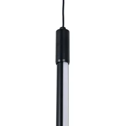 Lámpara colgante LED vertical para carril magnético - 48V - 12W - 2800K - Negra