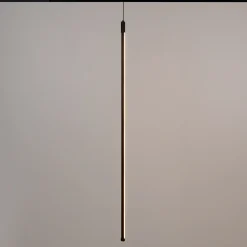 Lámpara colgante LED vertical para carril magnético - 48V - 18W - 2800K - Negra