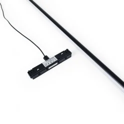 Lámpara colgante LED vertical para carril magnético - 48V - 18W - 2800K - Negra