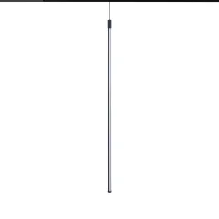 Lámpara colgante LED vertical para carril magnético - 48V - 15W - 2800K - Negra