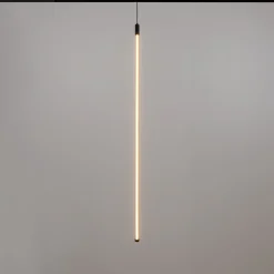 Lámpara colgante LED vertical para carril magnético - 48V - 15W - 2800K - Negra