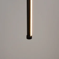 Lámpara colgante LED vertical para carril magnético - 48V - 15W - 2800K - Negra