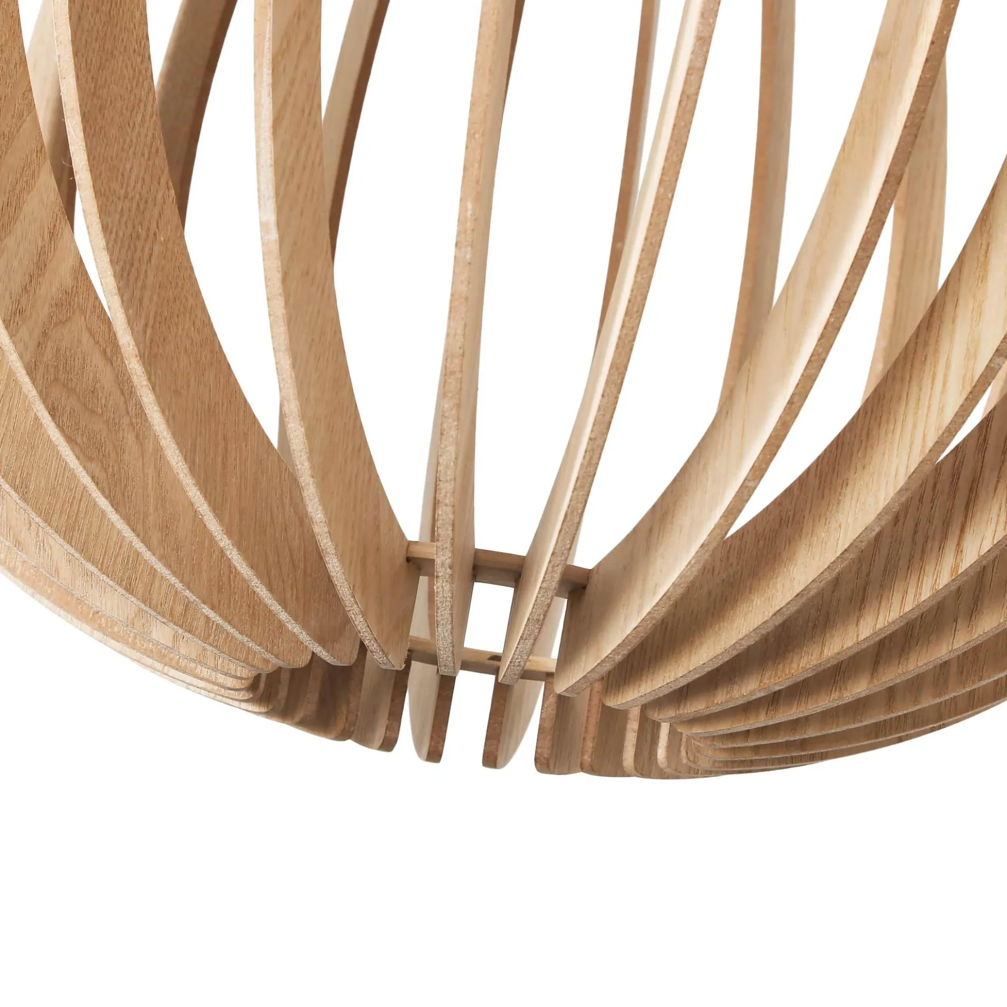 Lámpara colgante madera "BURMA" - Ø 45cm - E27