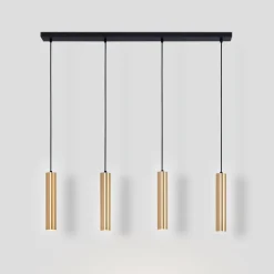 Lámpara colgante minimalista cuádruple 