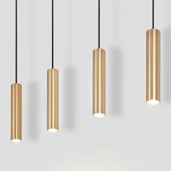 Lámpara colgante minimalista cuádruple 