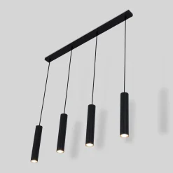 Lámpara colgante minimalista cuádruple 