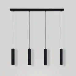 Lámpara colgante minimalista cuádruple 