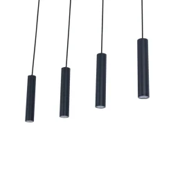 Lámpara colgante minimalista cuádruple 