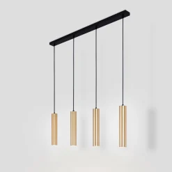 Lámpara colgante minimalista cuádruple 