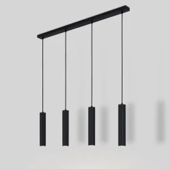 Lámpara colgante minimalista cuádruple 