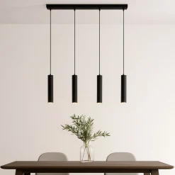 Lámpara colgante minimalista cuádruple 